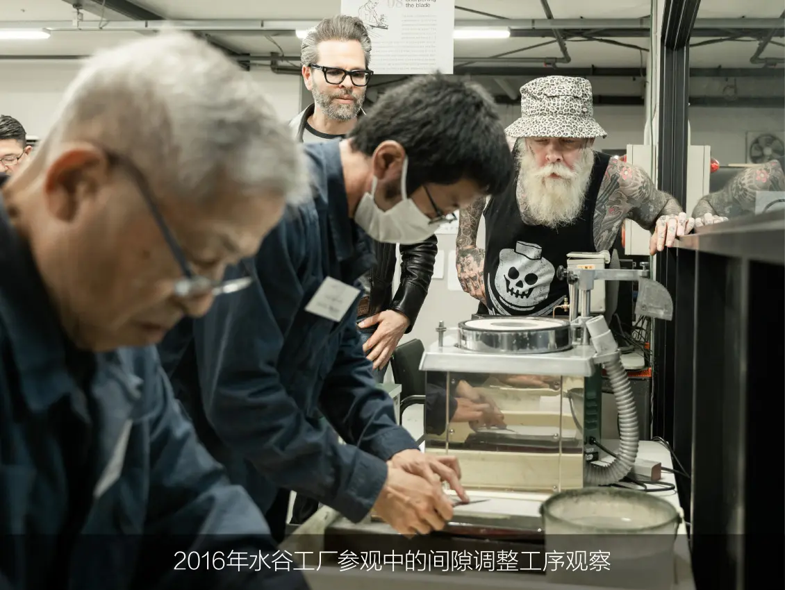 2016年水谷工厂参观中的间隙调整工序观察