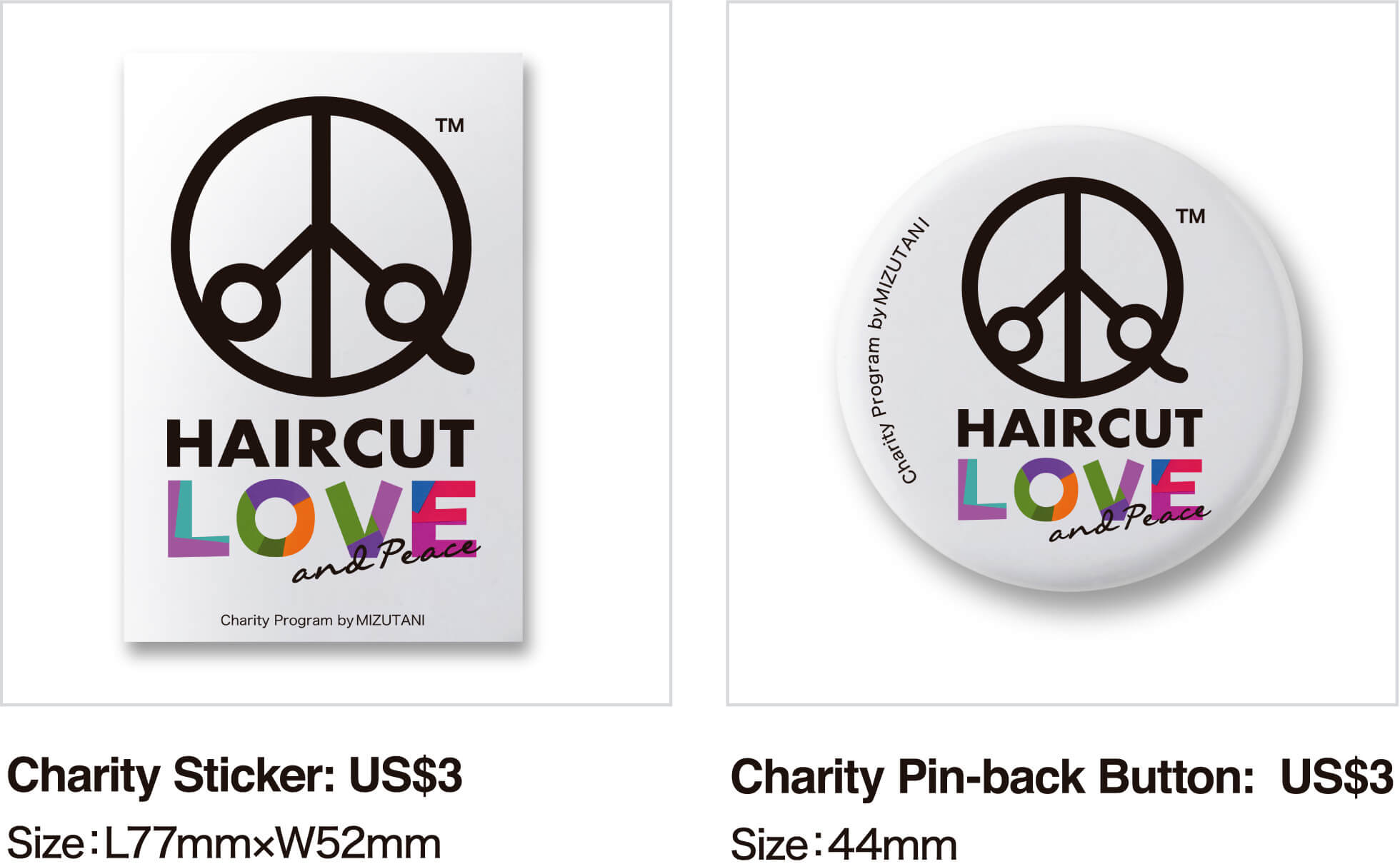Charity Sticker & Pin-back Button