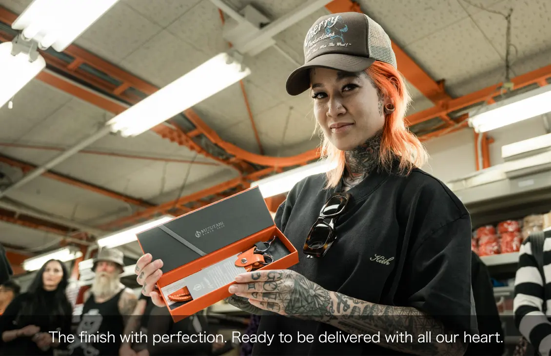 The finish with perfection. Ready to be delivered with all our heart.