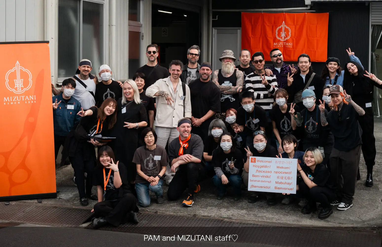 PAM and MIZUTANI staff