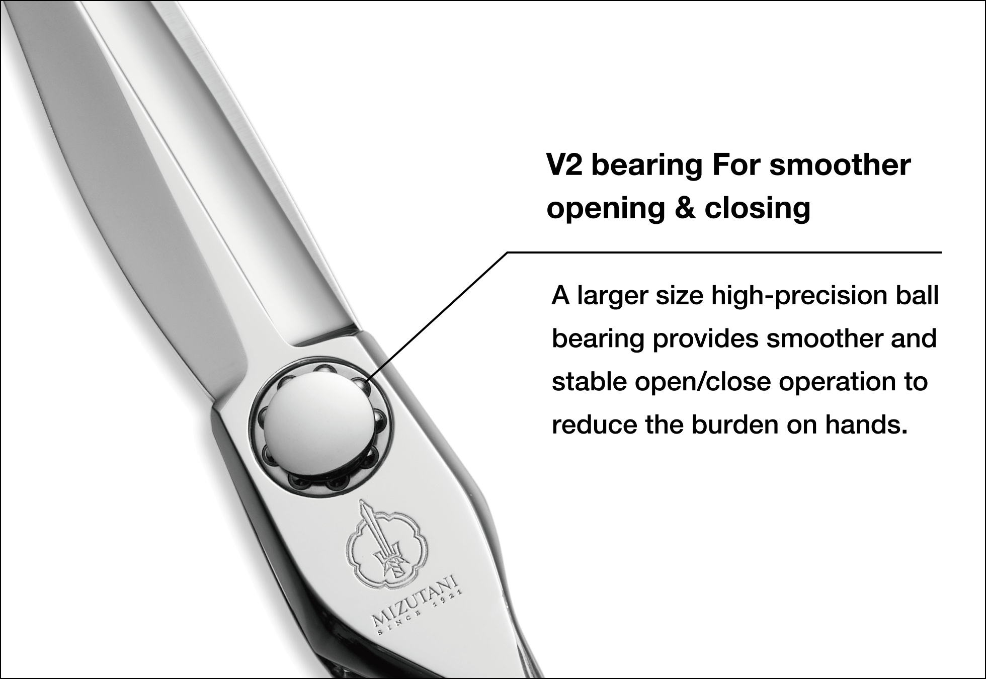 V2 bearing For smoother opening & closing